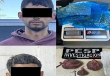 *Acciones de prevención de la Policía Estatal derivan en aseguramiento de dos personas en Hermosillo